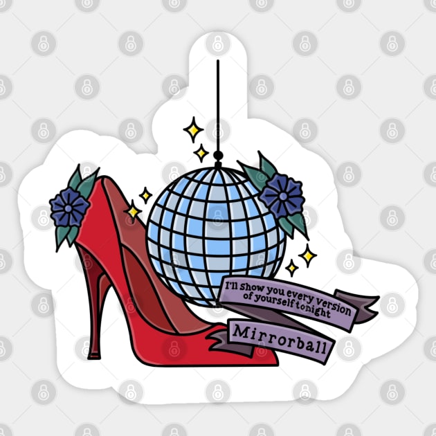 Mirrorball Sticker by astroashleeart